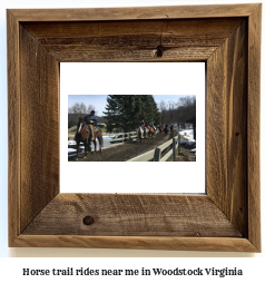 horse trail rides near me in Woodstock, Virginia